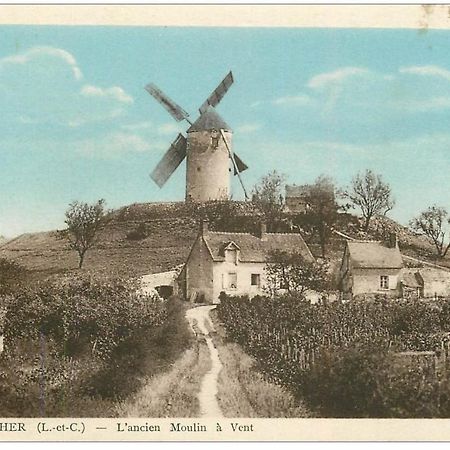 谢尔河畔努瓦耶Le Moulin De La Motte Baudoin别墅 外观 照片