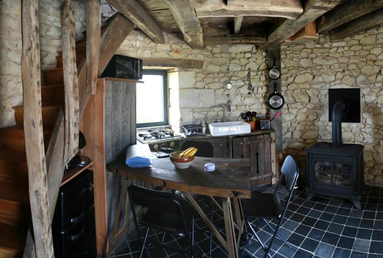 谢尔河畔努瓦耶Le Moulin De La Motte Baudoin别墅 外观 照片