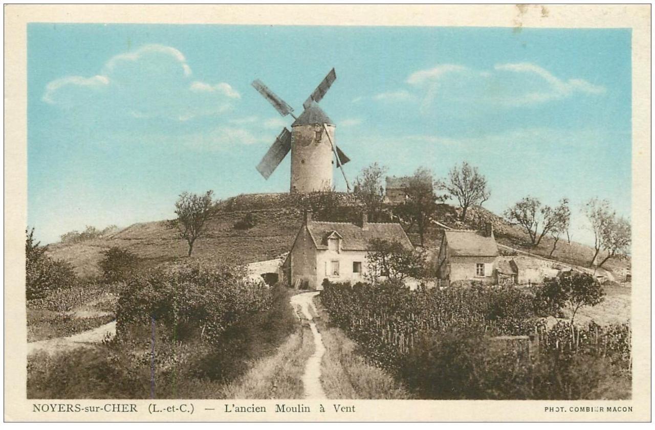 谢尔河畔努瓦耶Le Moulin De La Motte Baudoin别墅 外观 照片